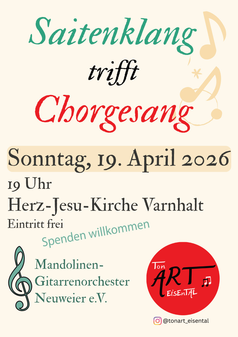Saitenklang trifft Chorgesang